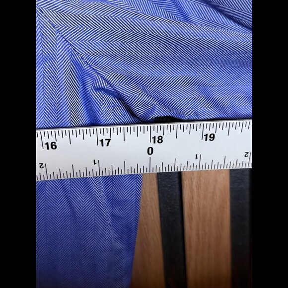 Cutter & Buck Shirt Small Womens Blue 100% Cotton Long Sleeve Woven Twill - Picture 3 of 9